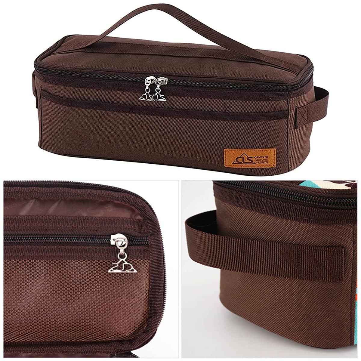 Camping Cookware Storage Bag, Portable Travel Wash Bag - Multicolour - view 5