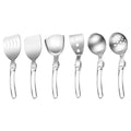 Camping Kitchenware Set of 6 Portable Folding Cooking Spoon Colander Spatula - view 2