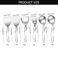 Camping Kitchenware Set of 6 Portable Folding Cooking Spoon Colander Spatula - view 3