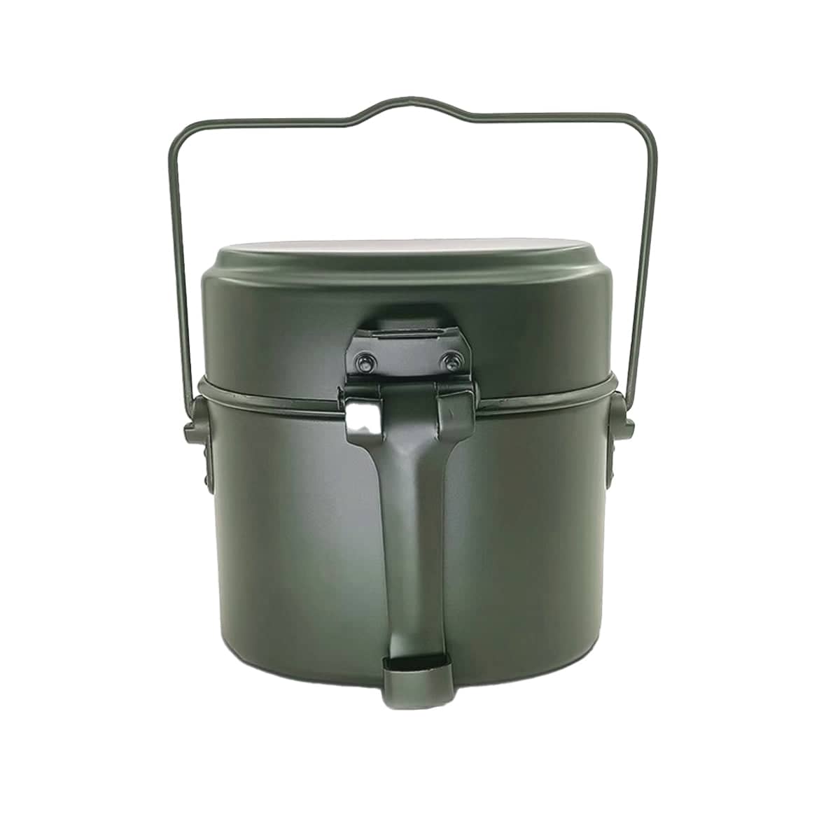 Camping Mess Kit 3-In-1 Canteen Cookware Set for Hiking and Bushcraft - view 2