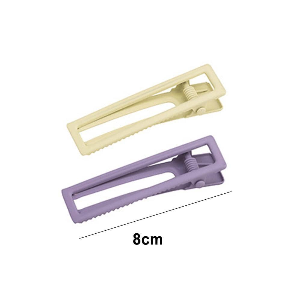 Candy Colour Hair Clips, Pack of 7 - Heart Shape - view 4