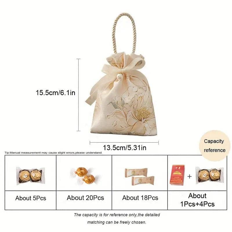Candy Gift Bags Tote for Party Favours, Pack of 10 - Pink - view 4