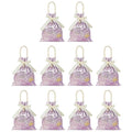 Candy Gift Bags Tote for Party Favours, Pack of 10 - Purple