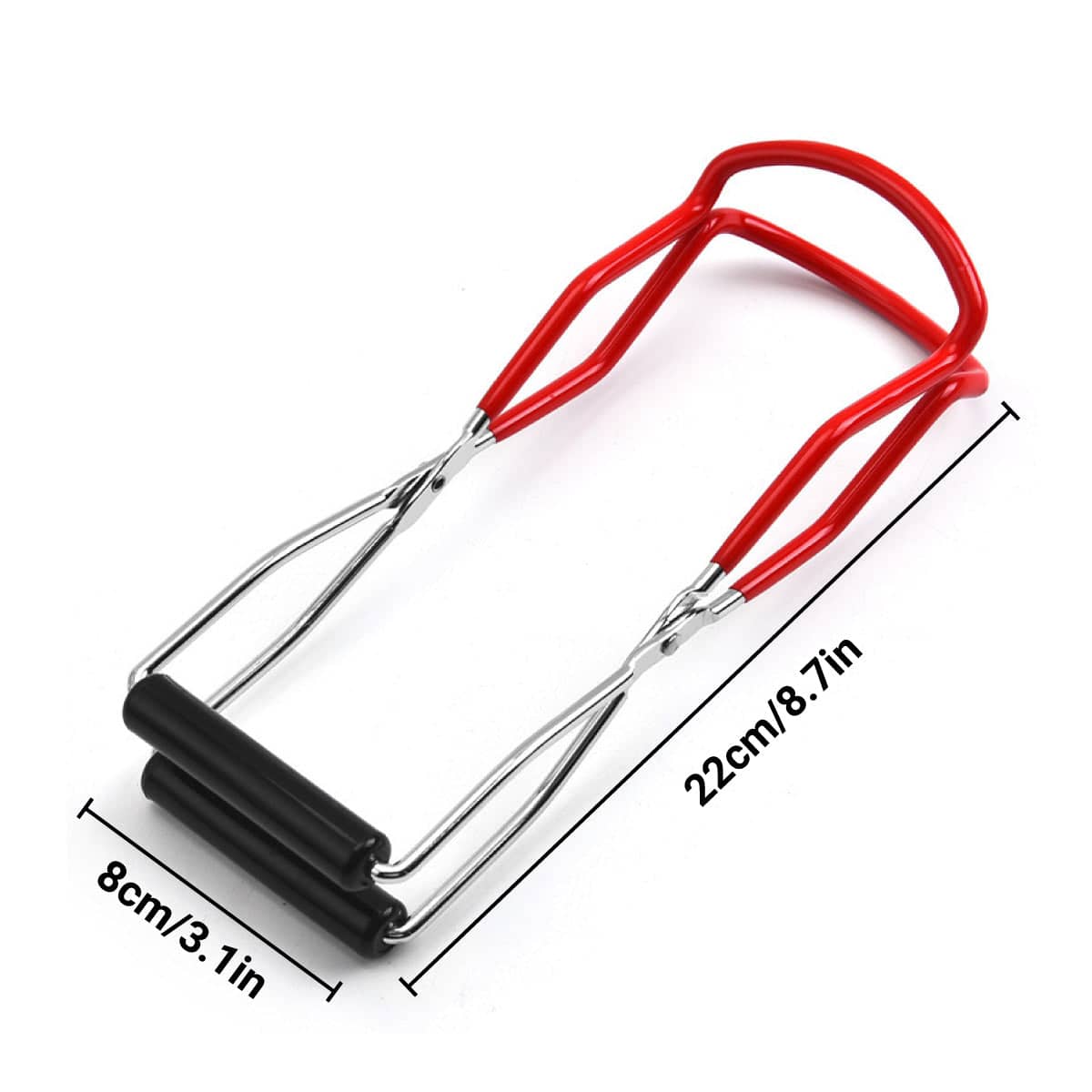 Canning Jar Lifter Tongs with Anti-Slip Head and PVC Handle - Green - view 4
