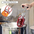 Canning Jar Lifter Tongs with Anti-Slip Head and PVC Handle - Green - view 5