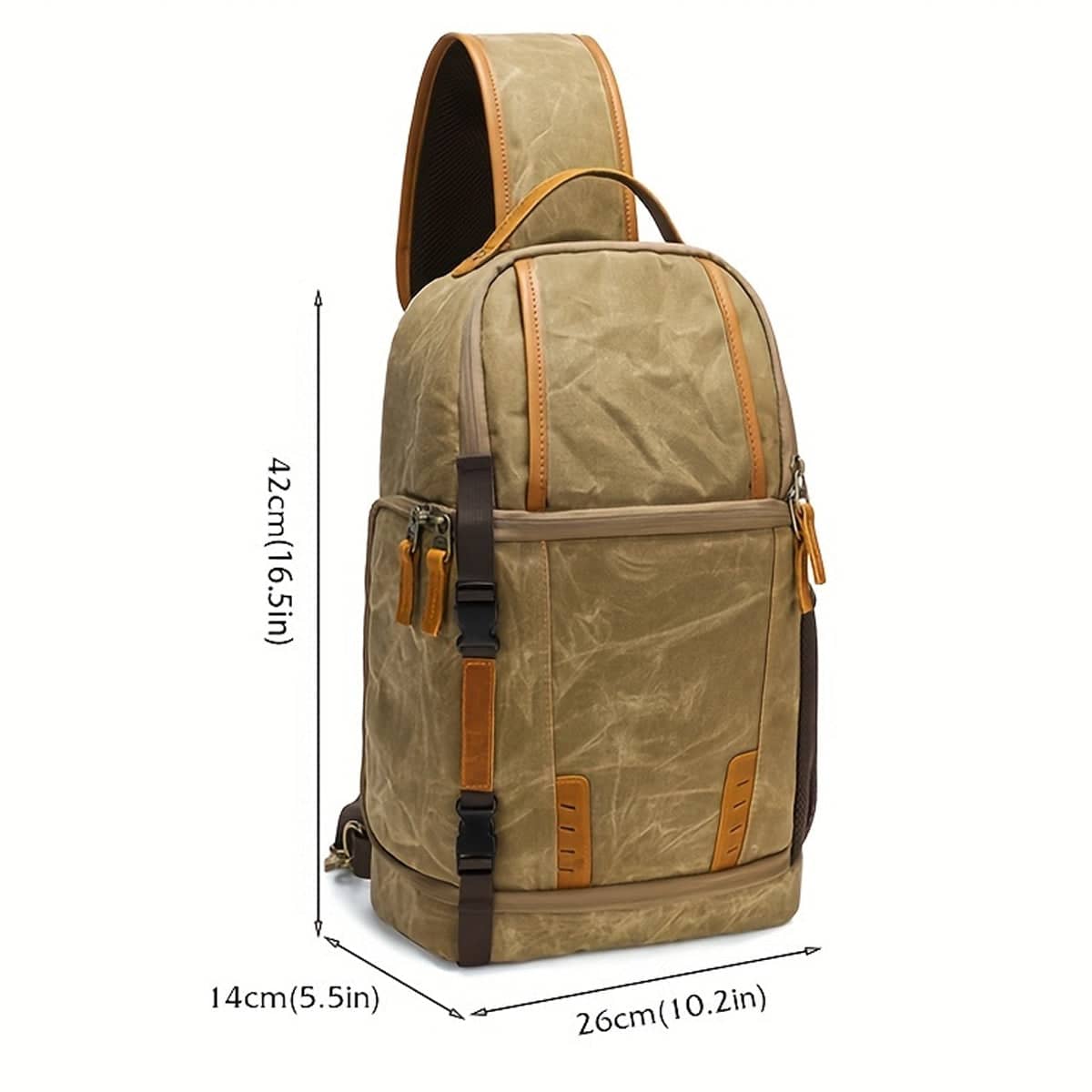 Canvas Camera Shoulder Bag for DSLR and Mirrorless Cameras - view 3