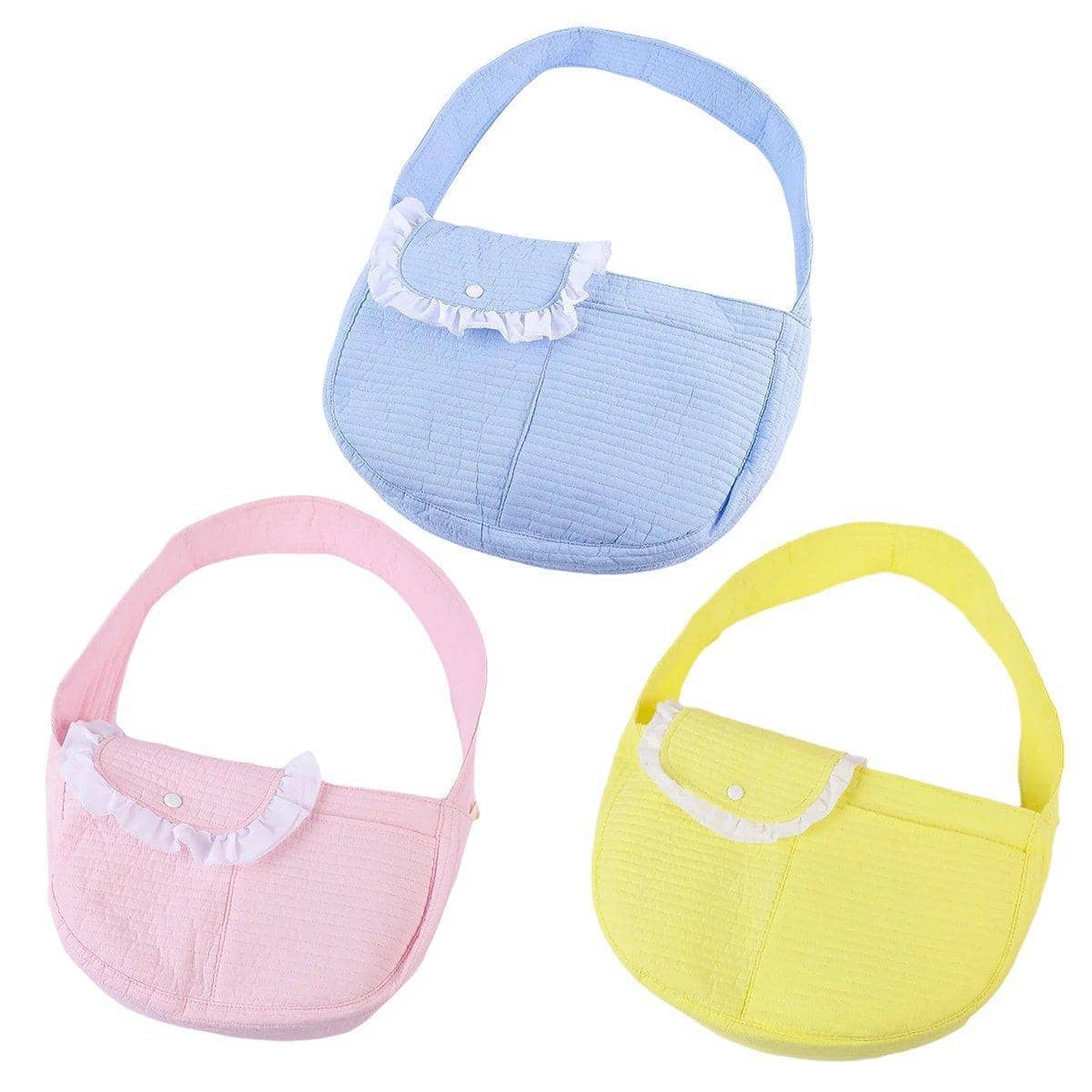 Canvas Cat Carrier Crossbody Shoulder Bag - Light Blue, Large (43 x 29 x 11 cm) - view 3