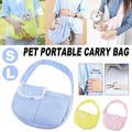 Canvas Cat Carrier Crossbody Shoulder Bag - Light Blue, Small (37 x 23 x 11 cm) - view 2