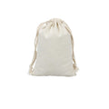 Canvas Cotton Drawstring Bags, Pack of 10 - Beige, 30 x 40 cm