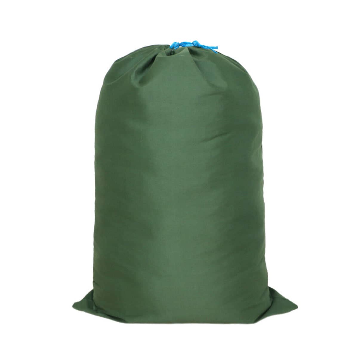 Canvas Drawstring Laundry and Storage Bag - Green, 74 x 120 cm