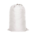 Canvas Drawstring Laundry and Storage Bag - White, 74 x 120 cm