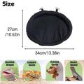Canvas Reptile Sleeping Mat and Hammock Pet Bed with Suction Cups - view 3