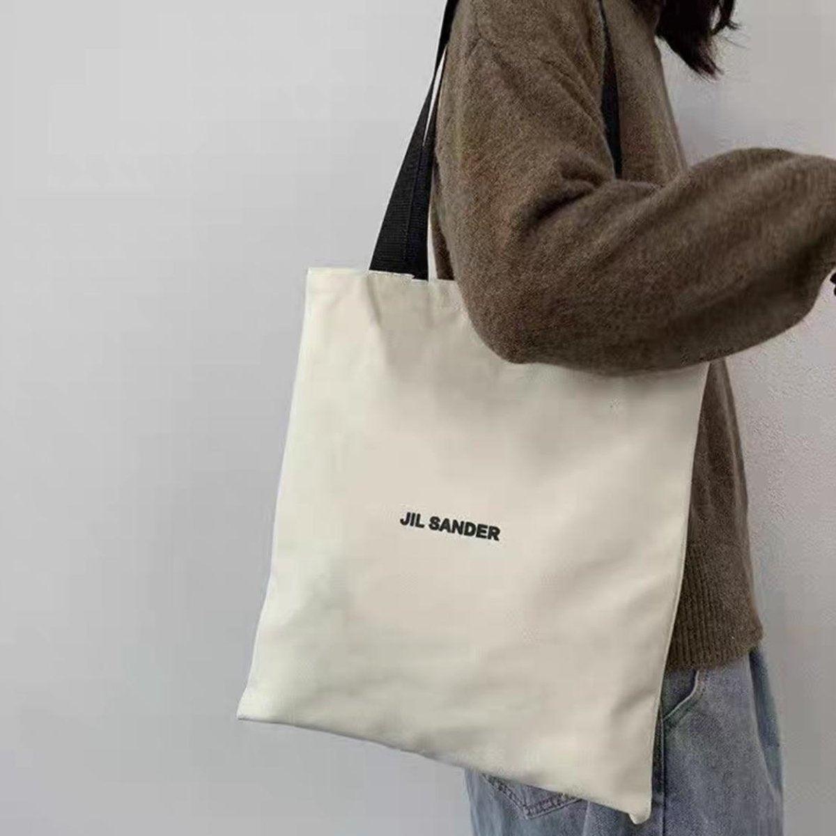 Canvas Shoulder Bag for Study and Shopping - Flower - view 7