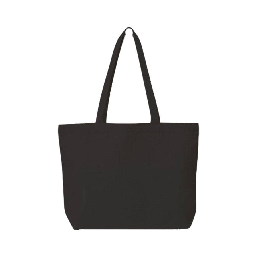 Canvas Tote Bags, Pack of 5 - Black, 30 x 20 x 10 cm