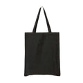 Canvas Tote Bags, Pack of 5 - Black, 35 x 40 cm