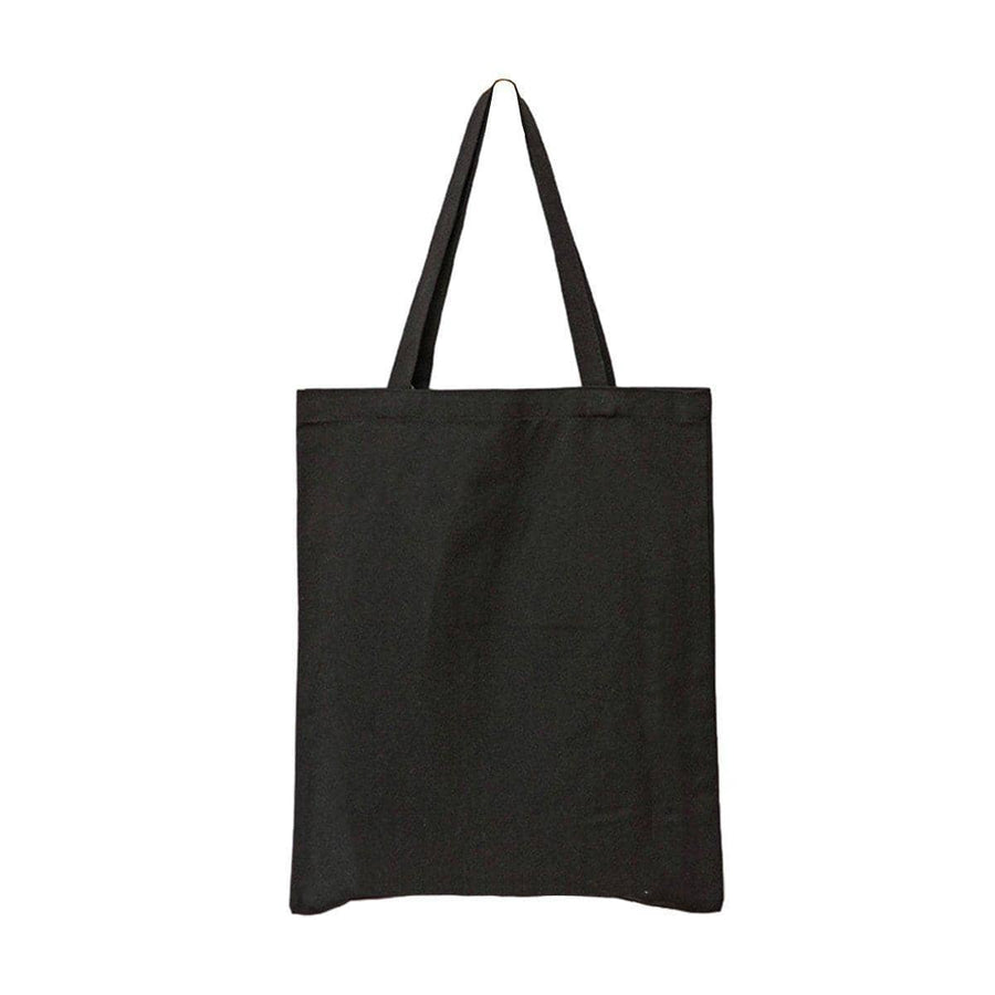 Canvas Tote Bags, Pack of 5 - Black, 35 x 40 cm