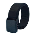 Canvas Web Belt Tactical Nylon Outdoor Waistband - Black