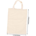Canvas Wine Double Bottle Bags, Pack of 10 Gift Bags with Handles for Parties and Weddings - view 3