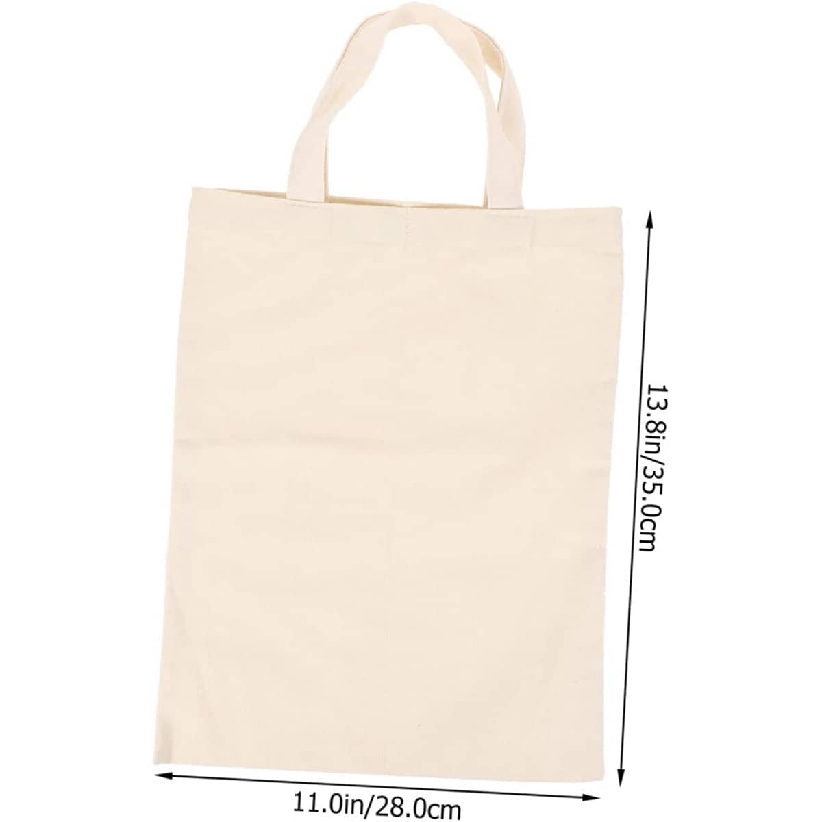 Canvas Wine Double Bottle Bags, Pack of 10 Gift Bags with Handles for Parties and Weddings - view 3