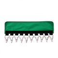 Cap Organiser Hanger 10 Clip Hat Rack for Door and Wardrobe - Green