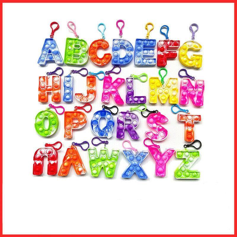 Capital Letter S Fidget Toy Key Chain Large Size for Backpacks - Model S - view 8