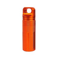 Capsule Storage Bottle in Aluminium Alloy, Single - Orange