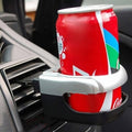 Car Air Vent Cup Holder Drink Tray - Silver - view 3