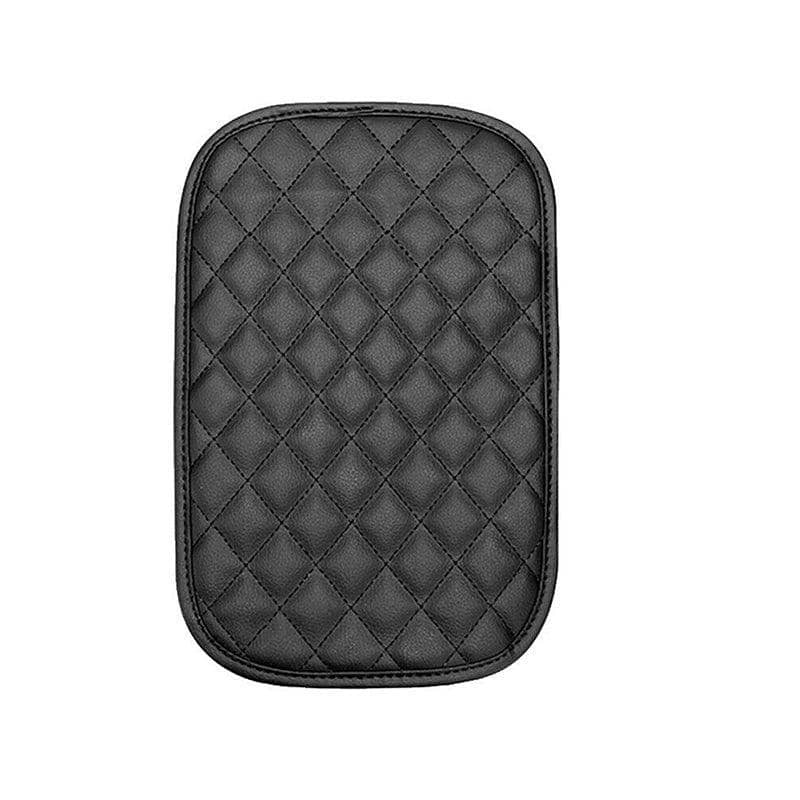 Car Armrest Cushion Pad with Non-Slip Cover, PU Leather Console Box Protector - view 2