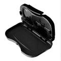 Car Back Seat Tray Table with Cup Holder, Foldable Drink and Food Stand, Black - view 3