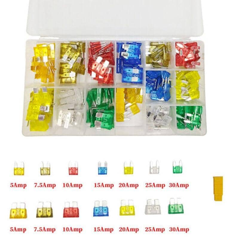 Car Blade Fuse Assortment with Storage Case, Pack of 300 - view 4