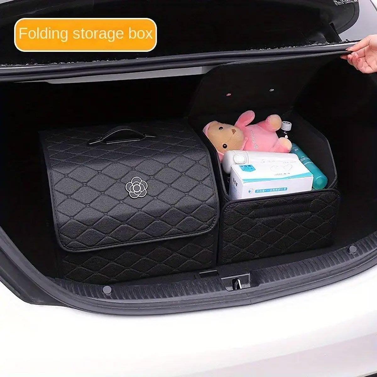 Car Boot Organiser Storage Bag, Foldable Quilted - Large - view 10