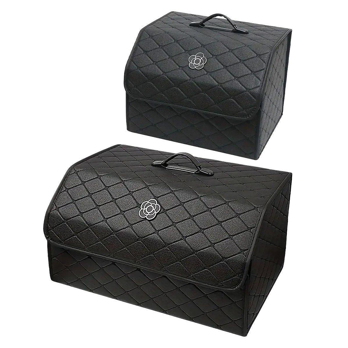 Car Boot Organiser Storage Bag, Foldable Quilted - Large - view 3