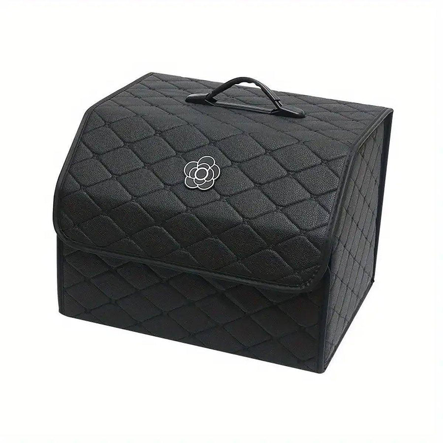 Car Boot Organiser Storage Bag, Foldable Quilted - Small