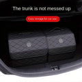 Car Boot Organiser Storage Bag, Foldable Quilted - Small - view 6