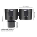 Car Cup Holder Organiser, Dual 2-In-1 Adjustable Drink Holder for Vehicles - view 3