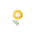 Car Dashboard Flower Ornament in Painted Resin - Yellow