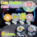 Car Dashboard Flower Ornament in Painted Resin - Yellow - view 2