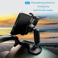 Car Dashboard Phone Holder Mount, 360-Degree Rotating Spring Clamp - view 4