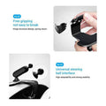 Car Dashboard Phone Holder Mount, 360-Degree Rotating Spring Clamp - view 5