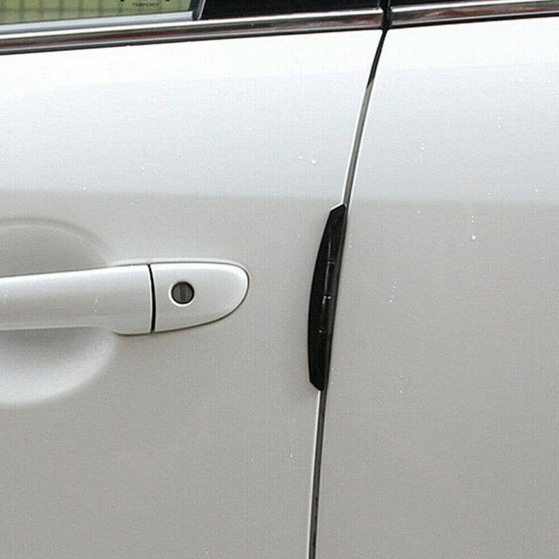 Car Door Edge Guard Anti-Collision Scratch Protector Strips, Black, Pack of 4 - view 5