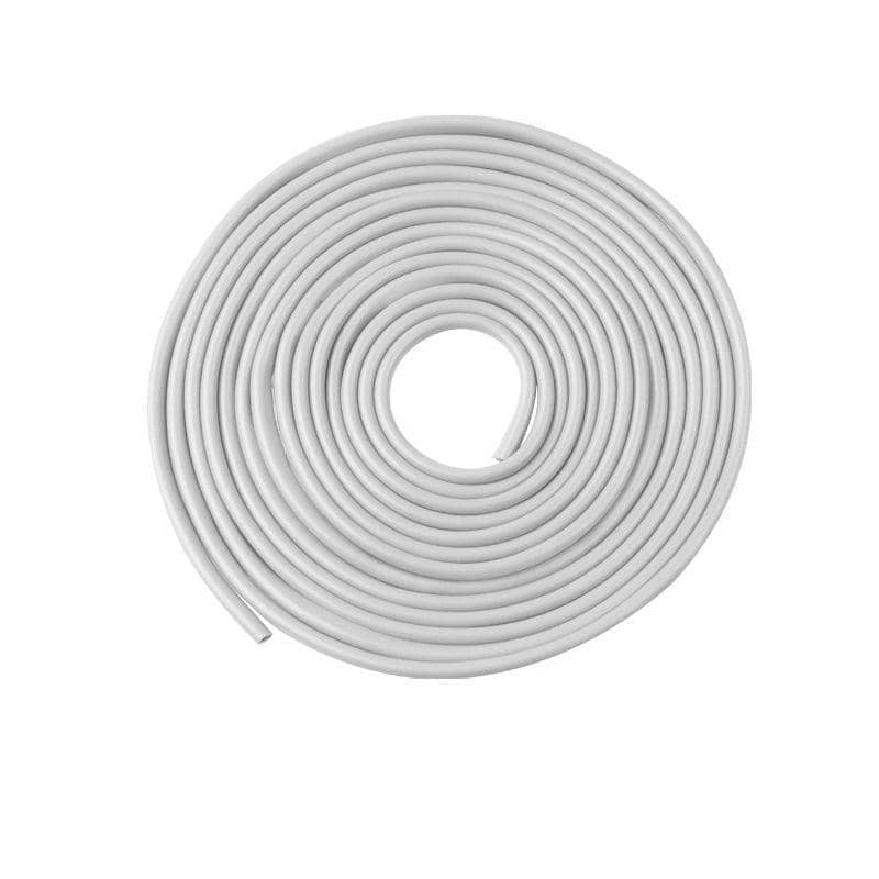 Car Door Edge Protector Strip, 5 m Rubber Trim - Grey