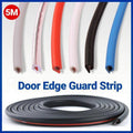 Car Door Edge Protector Strip, 5 m Rubber Trim - Red - view 2