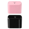 Car Door Wastebasket Multifunctional Storage Box Trash Bin Organiser - Black - view 3