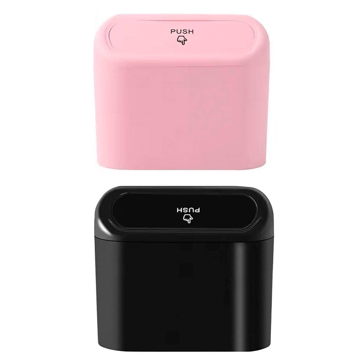 Car Door Wastebasket Multifunctional Storage Box Trash Bin Organiser - Black - view 3