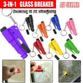 Car Emergency Escape Tool with Cutter and Whistle - Black - view 2