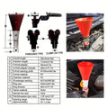 Car Engine Oil Filling Funnel with Hands Free Clamp and Clear Tube - view 4