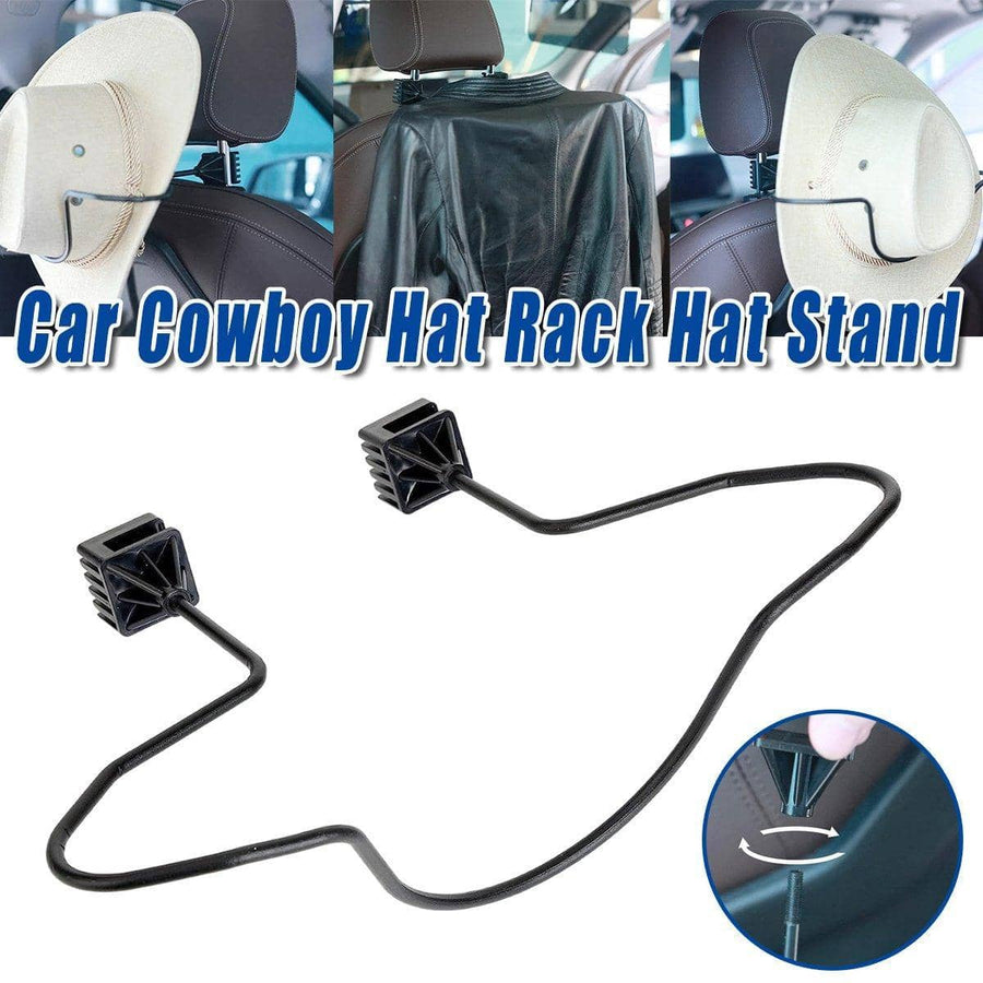 Car Hat Rack Headrest Coat Holder, Universal Vehicle Hanger for Hats and Jackets