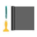 Car Headlight Tint Vinyl Wrap Film - Smoke Grey, 30 x 200 cm - view 2