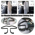 Car Headrest Clothes Hanger PU Leather Suit Holder for Back Seat Storage