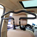 Car Headrest Clothes Hanger PU Leather Suit Holder for Back Seat Storage - view 4
